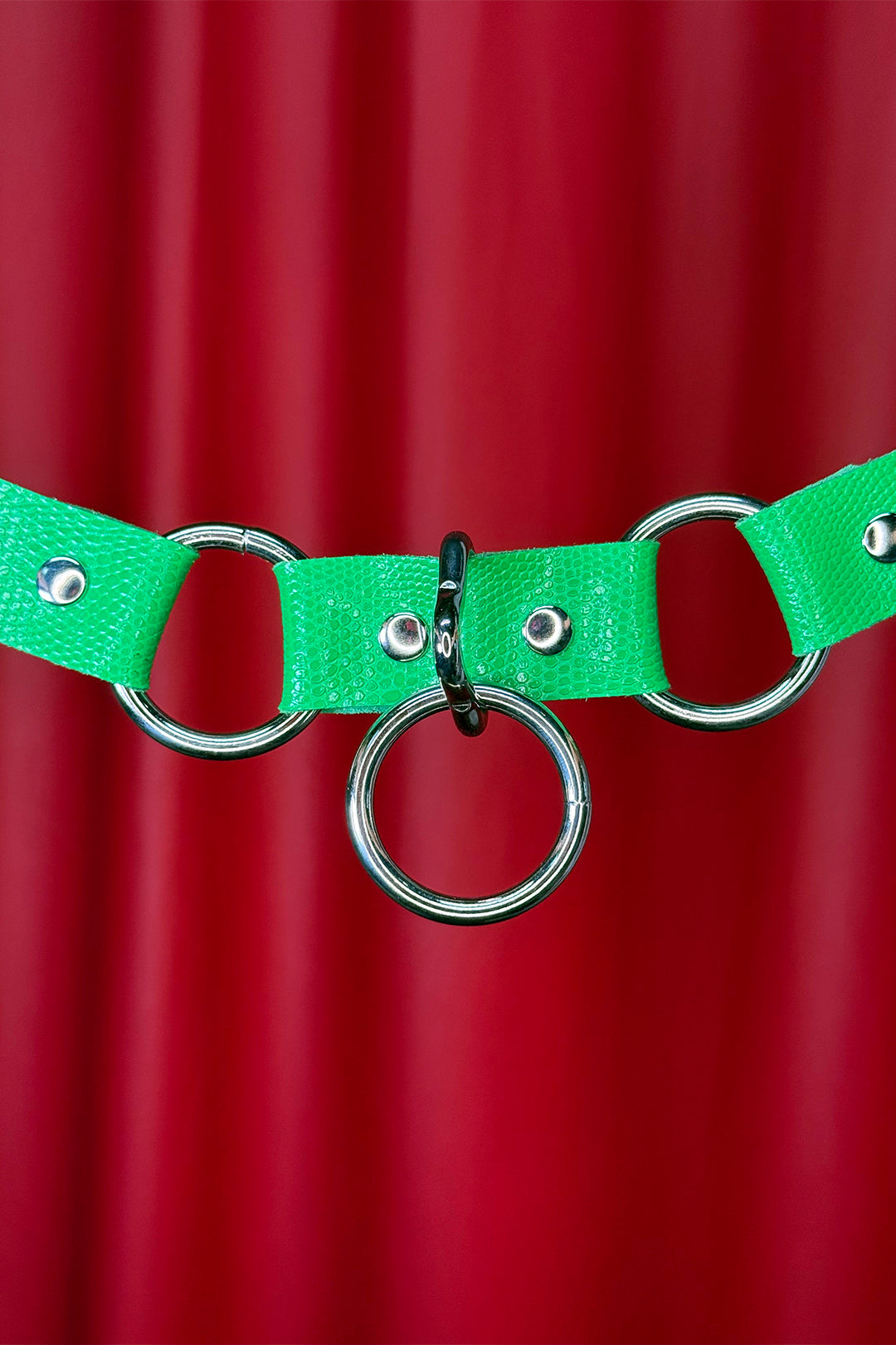 Green O-ring Necklace