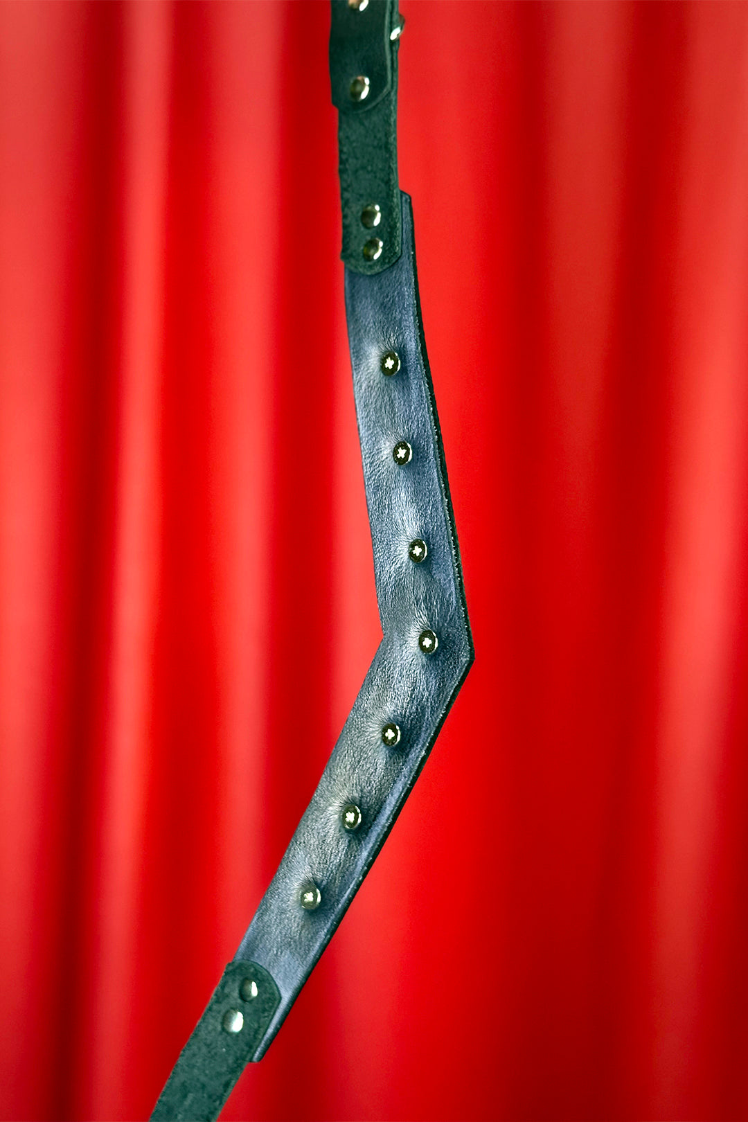V Shaped Collar with Spikes