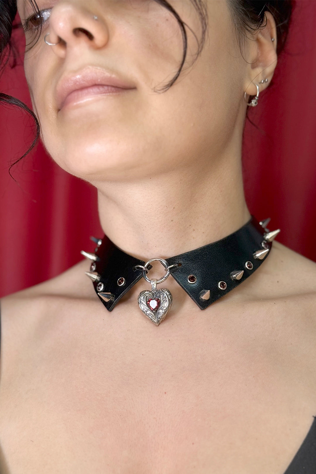 Red Heart Collar