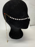 Custom Gołd and Pearl Face Chain