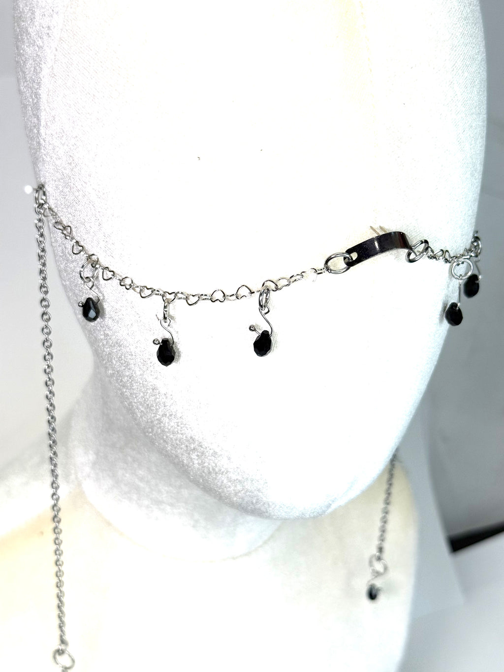 Black glass Facechain