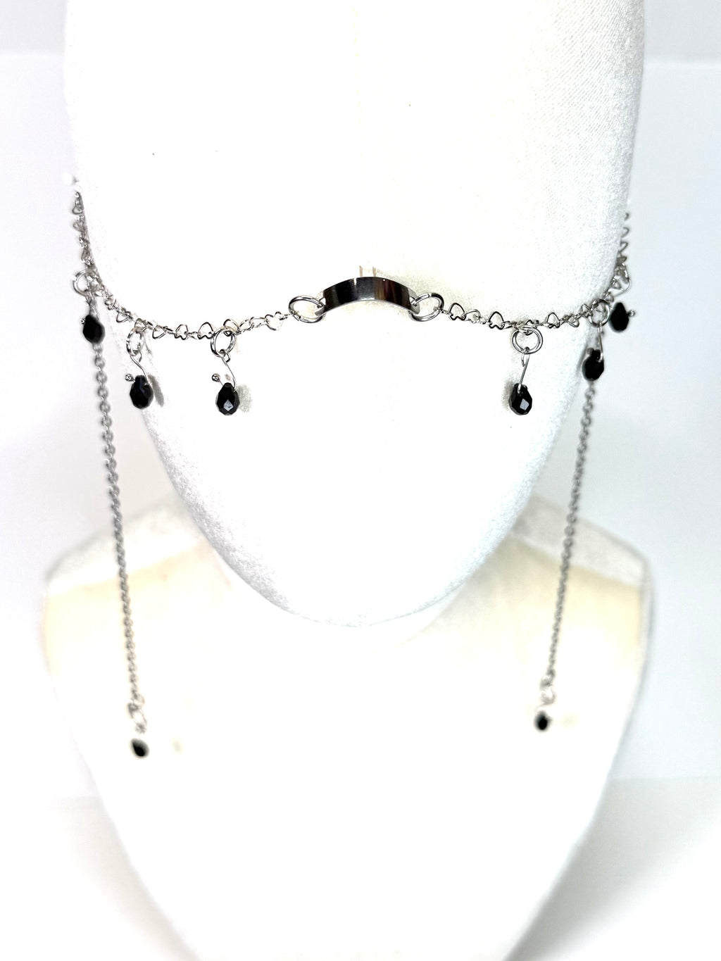 Black glass Facechain