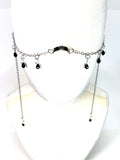 Black glass Facechain