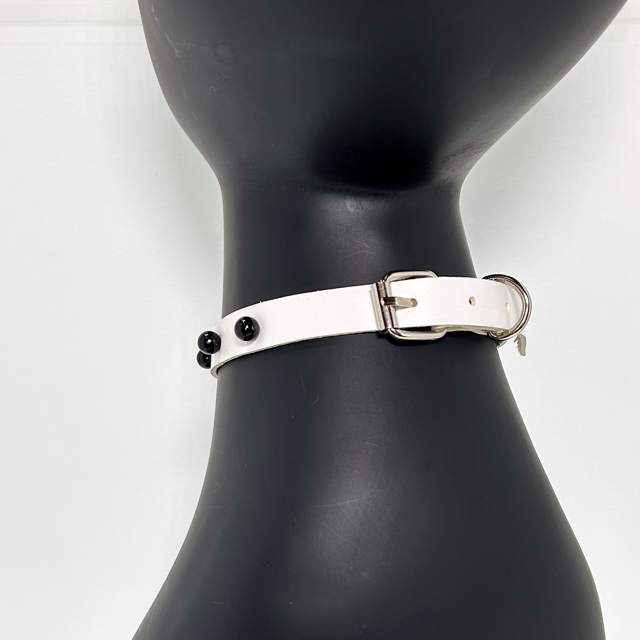 Audrey Choker with Black Faux Perls