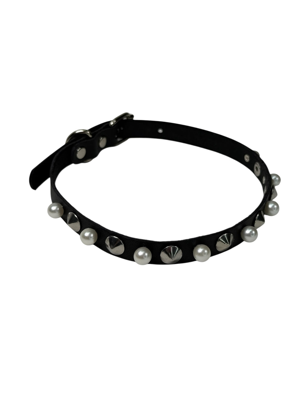 Farida Leather Choker