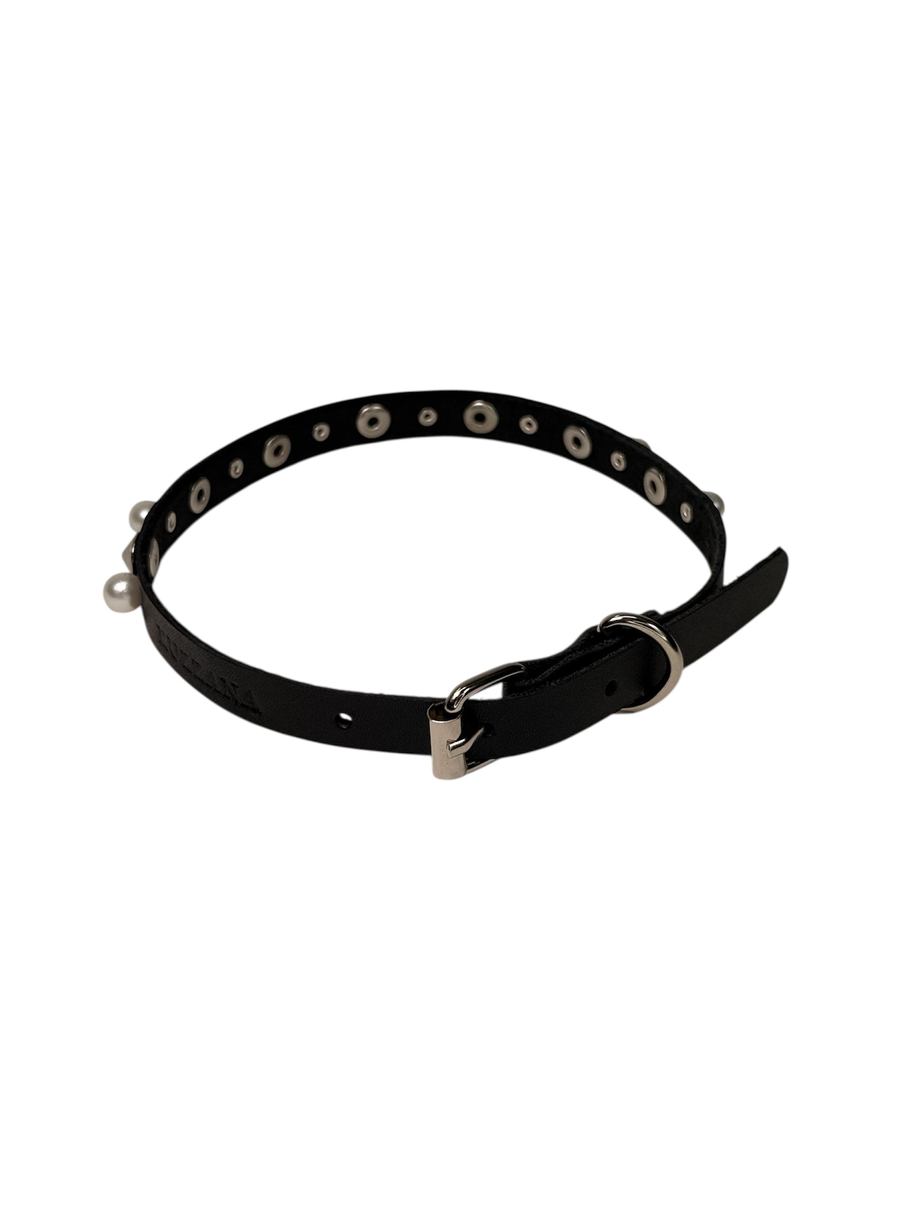 Farida Leather Choker