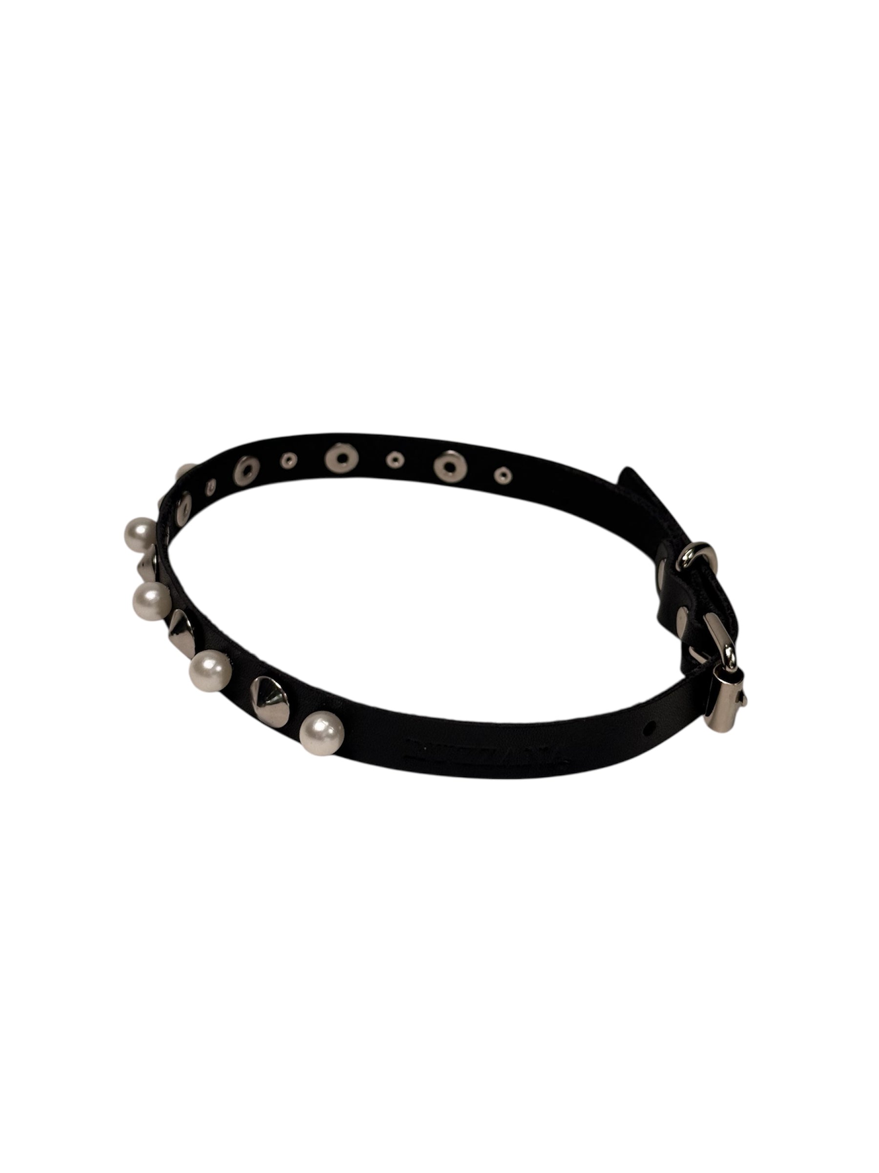 Farida Leather Choker