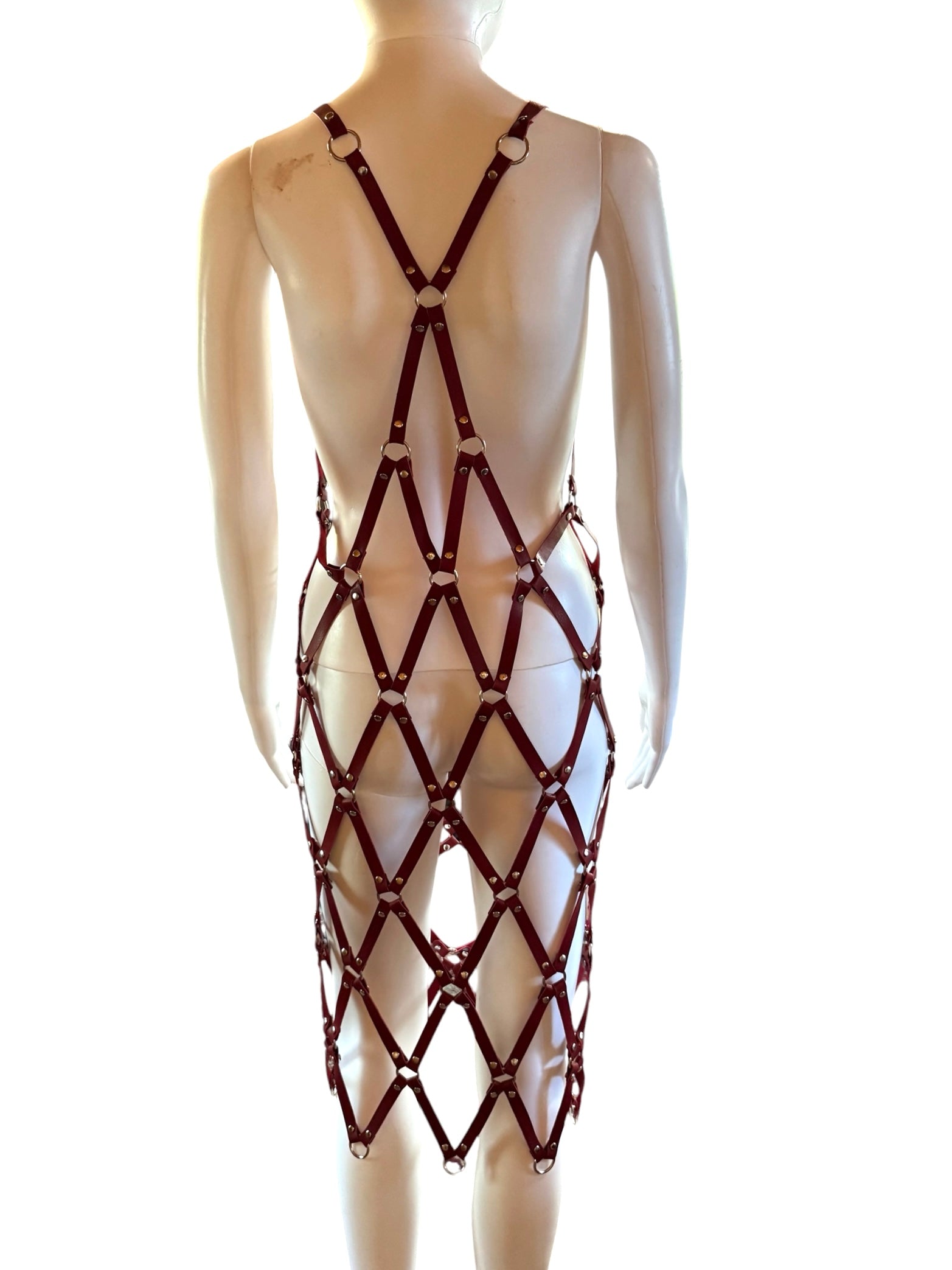 Custom Red Brigitte Dress